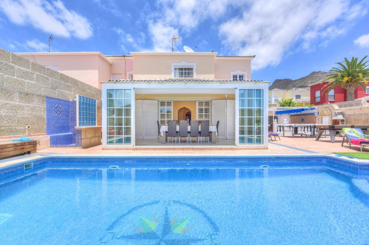 Villa Teide Sol Con Piscina Climatizada, Playa Fanabe, Costa Adeje المظهر الخارجي الصورة